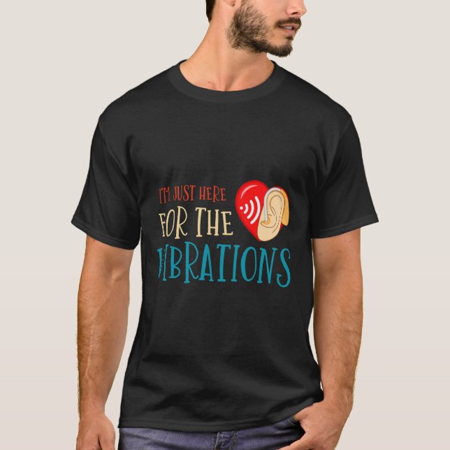 Hörande - Döv - Kan inte höra - Dövets medvetenhet T Shirt (Framsida)