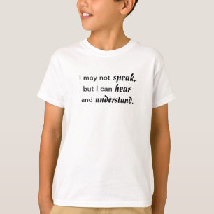 Hörande och förståelse t shirt