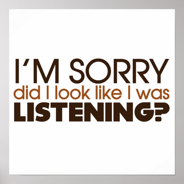 Hörande Poster (Framsidan)