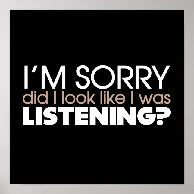 Hörande Poster (Framsidan)