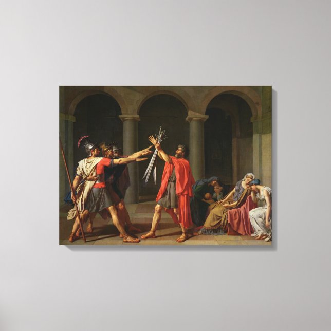 Horatii, 1784 canvastryck (Framsida)