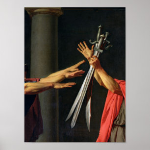 Horatii, 1784 poster