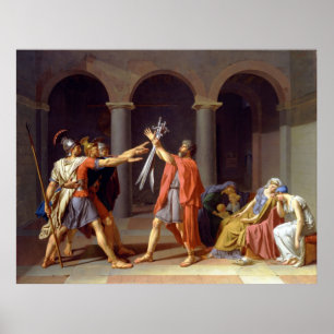Horatii, 1784 poster