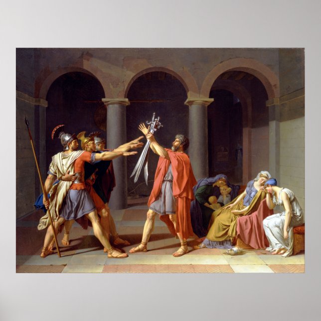 Horatii, 1784 poster (Framsidan)