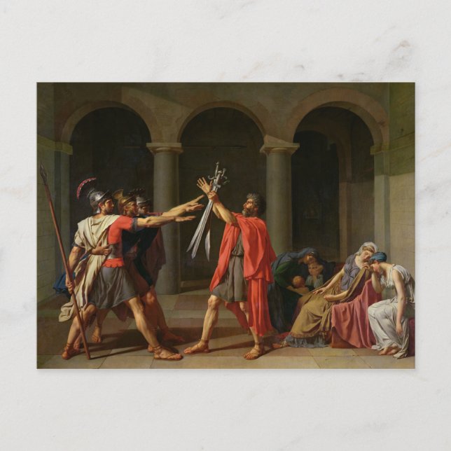 Horatii, 1784 vykort (Framsida)