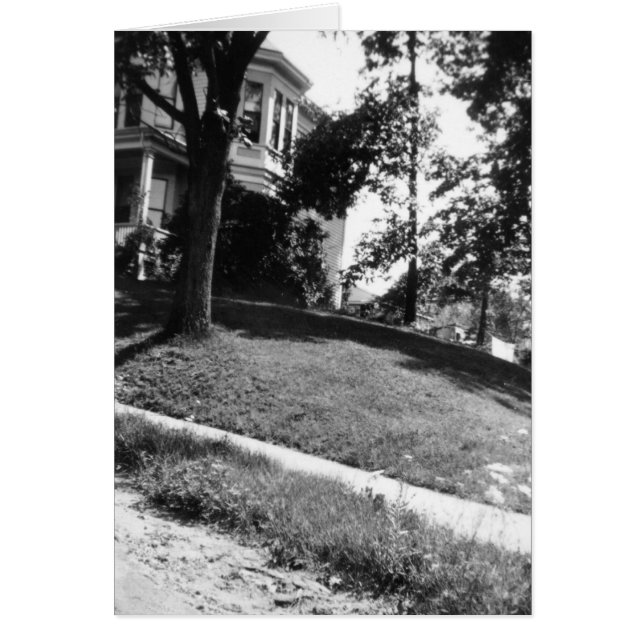 Horatio Algers hus i Natick, Massachusetts Hälsningskort (Framsidan)