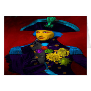 Horatio Nelson Pop Art Hälsningskort