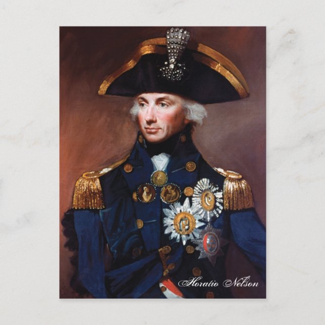 Horatio Nelson Postcard Vykort (Framsida)