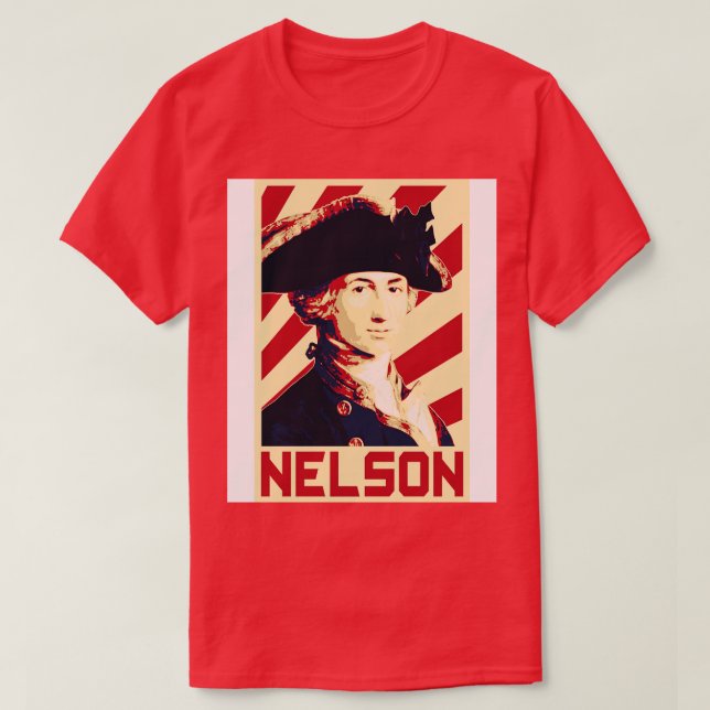 Horatio Nelson Retro T Shirt (Design framsida)