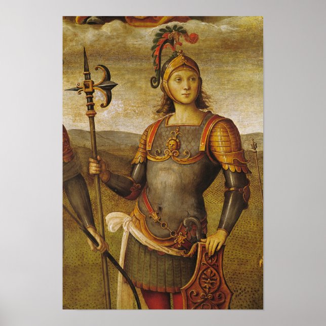 Horatius Cocles från Sala dell'Udienza Poster (Framsidan)