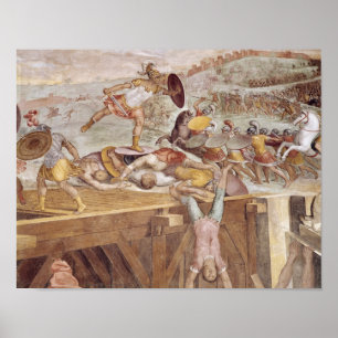 Horatius Cocles på Sublicianen överbryggar Poster