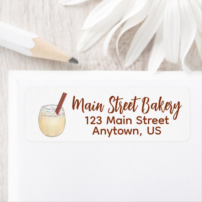 Horchata Orxata Mexican Beverage Bakery Café Returadress Etikett (Insitu)