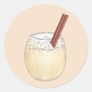 Horchata Orxata Mexican Spain Beverage Drink Runt Klistermärke