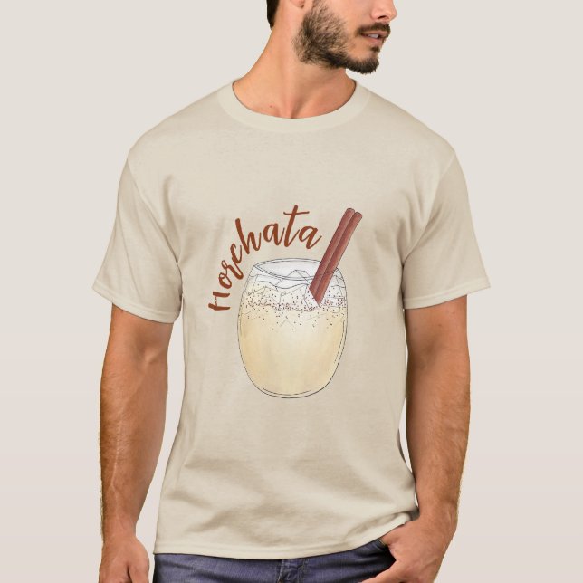 Horchata Orxata Mexican Spain Beverage Drink T Shirt (Framsida)