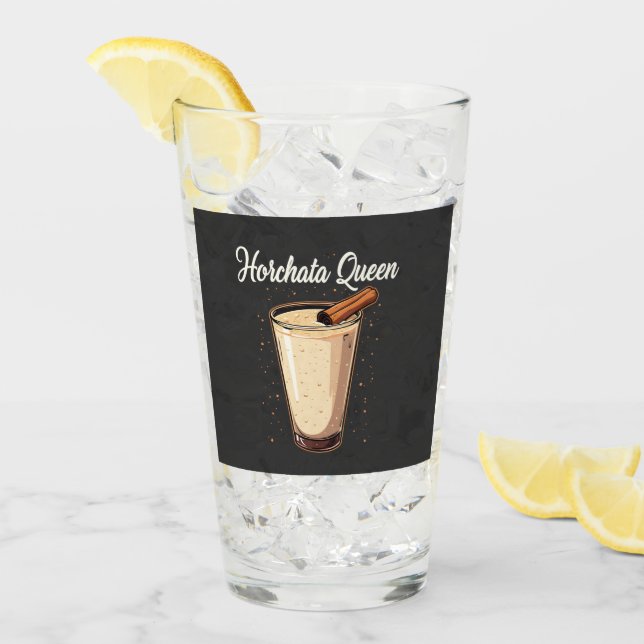 Horchata Queen Mexican Spain Drink Glaskopp (Framsida Ice)