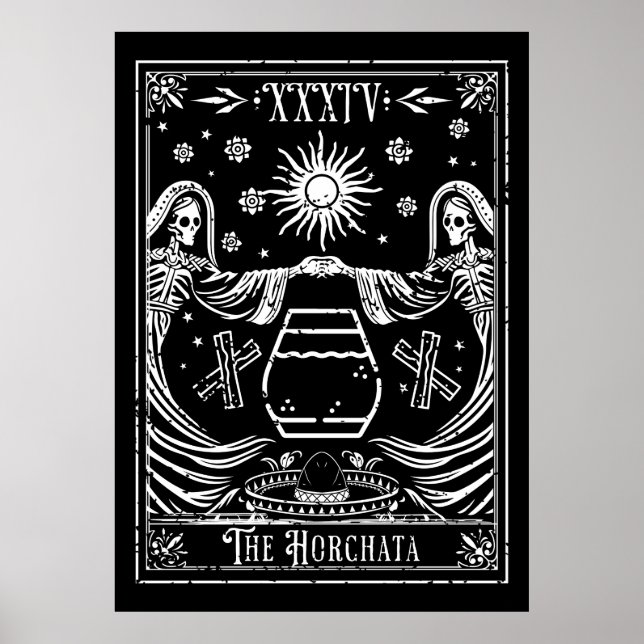 Horchata Tarot Card Poster (Framsidan)