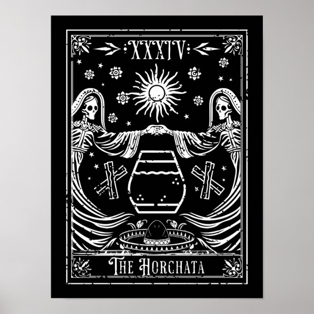 Horchata Tarotkortet Poster (Framsidan)