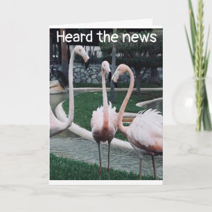 HÖRDE ATT DU FÅR "40:e" BIRTHDAY Kort