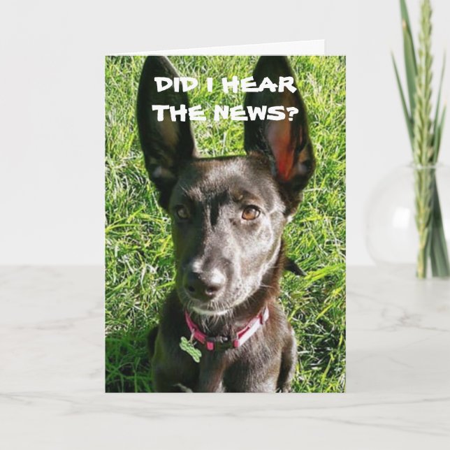 HÖRDE JAG ATT DU ÄR 21 BIRTHDAY-KORT KORT (Framsida)