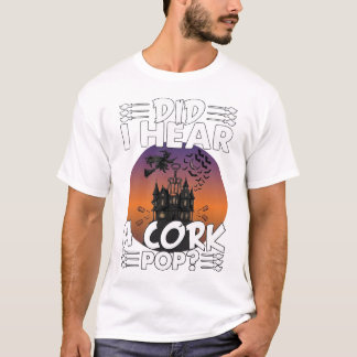 Hörde proppen poppa Halloween spökhus korkskruv T Shirt