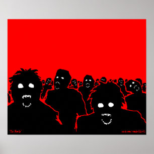"Horde" Zombie Poster