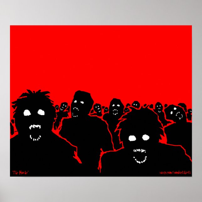 "Horde" Zombie Poster (Framsidan)
