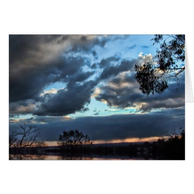 HORISONSHOWERS-kort Hälsningskort (Framsidan Horizontal)