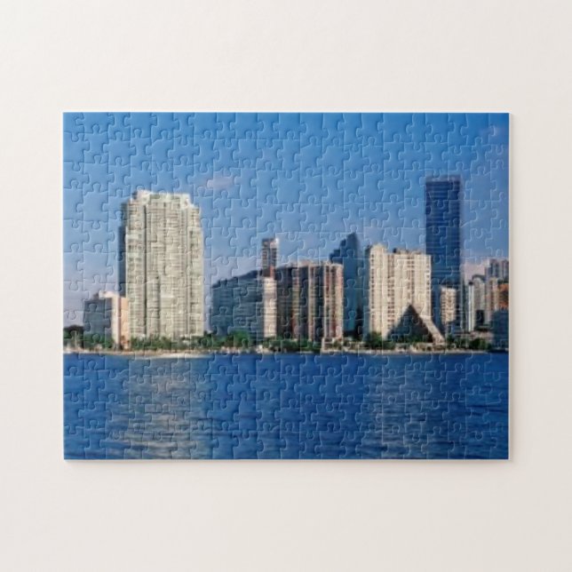 Horisont av Miami, Florida Pussel (Horisontell)