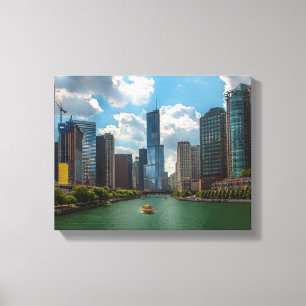Horisont Chicago Canvastryck