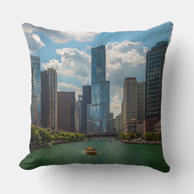 Horisont Chicago Kudde (Framsida)
