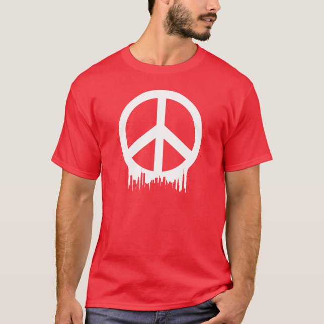 Horisont för fred NYC Tee Shirt (Framsida)