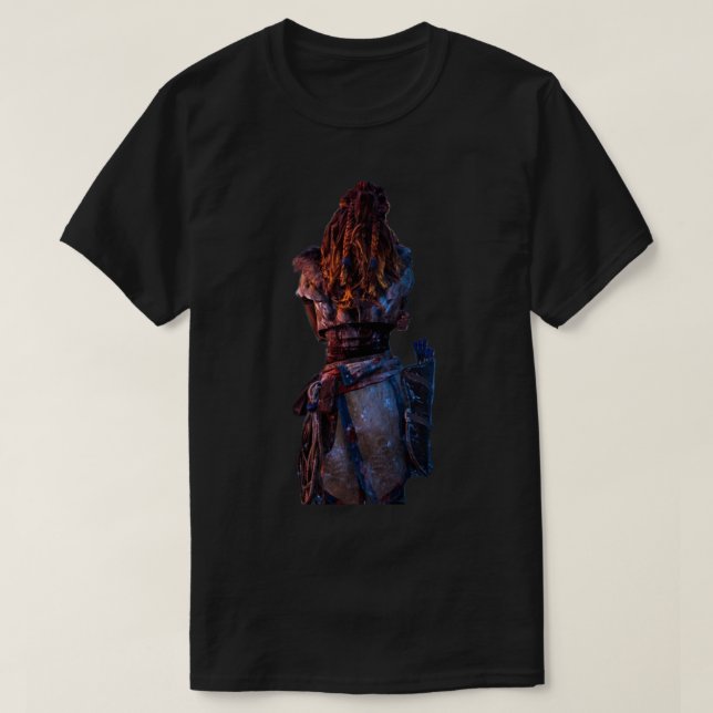 Horisont forbidden väster , Aloy bild of Aloy T Shirt (Design framsida)