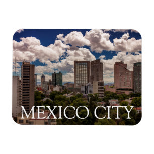 Horisont från hotellen i Polanco Mexico - stad Magnet
