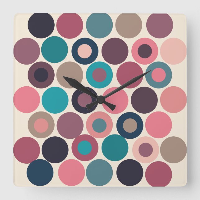 Horisont Fyrkantig Klocka (Framsida)