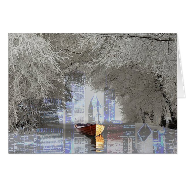 Horisont Hälsningskort (Framsidan Horizontal)