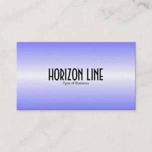 Horisont Line - Blue Visitkort