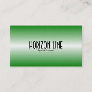 Horisont Line - medel Grönt Visitkort
