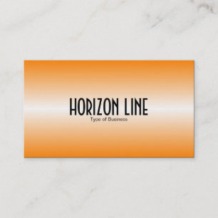 Horisont Line - Orange Visitkort