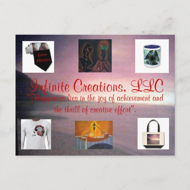 Horisont Marknadsföring vykort (Framsida)