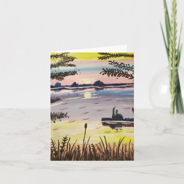 Horisont Sol, liten, 4 tum x 5,6 tum Kort (Framsida)