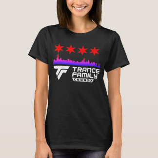 Horisont & stjärnor för stad för Chicago T-shirt