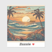 Horisont Tropical Sticker