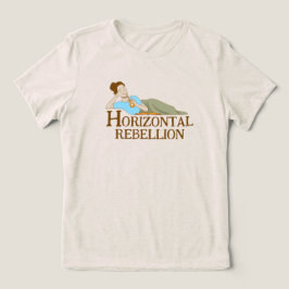 Horisontell Rebellion Anpassad Text T Shirt