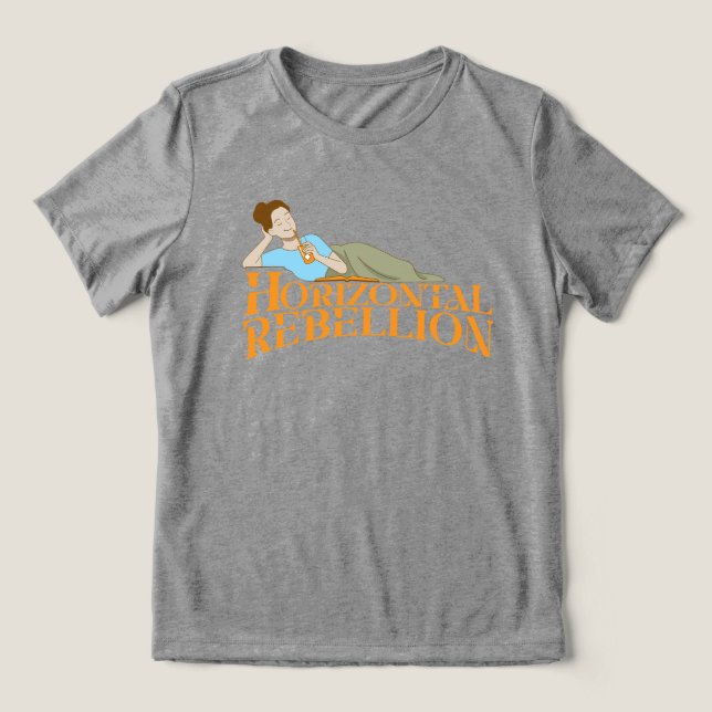 Horisontell Rebellion  T Shirt (Design Framsida)