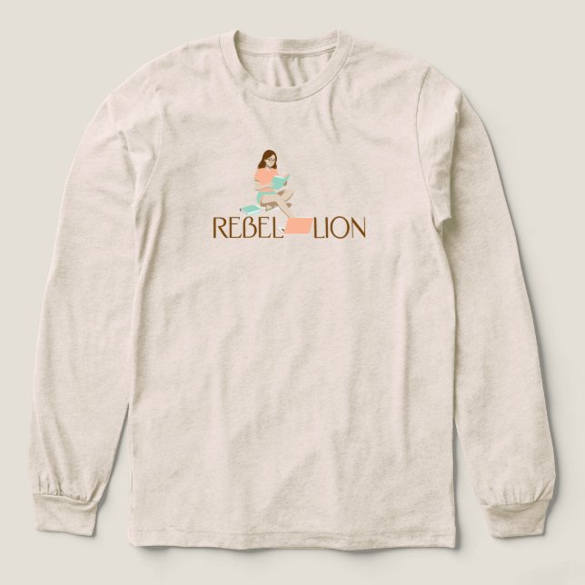 Horisontell Rebellion  T Shirt (Design framsida)