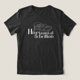 Horisontell rebelllinje t shirt