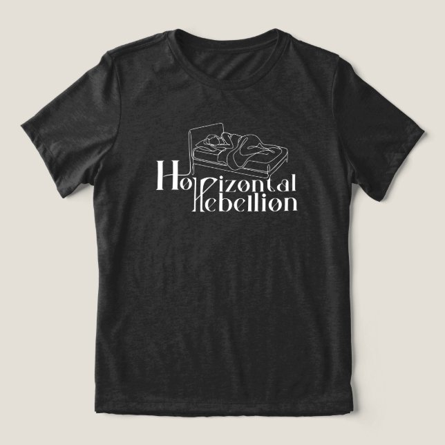 Horisontell rebelllinje t shirt (Design Framsida)