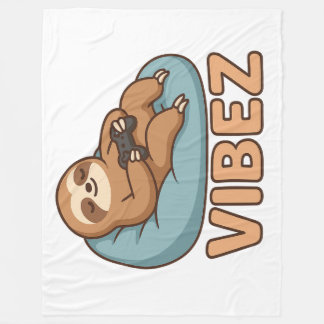 Horisontell Seng Lazy VIBEZ Flanellfilt – Avslappn Fleecefilt