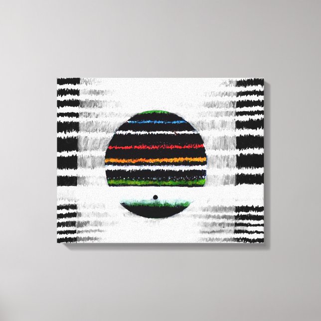 Horisontell VIII Canvastryck (Framsida)