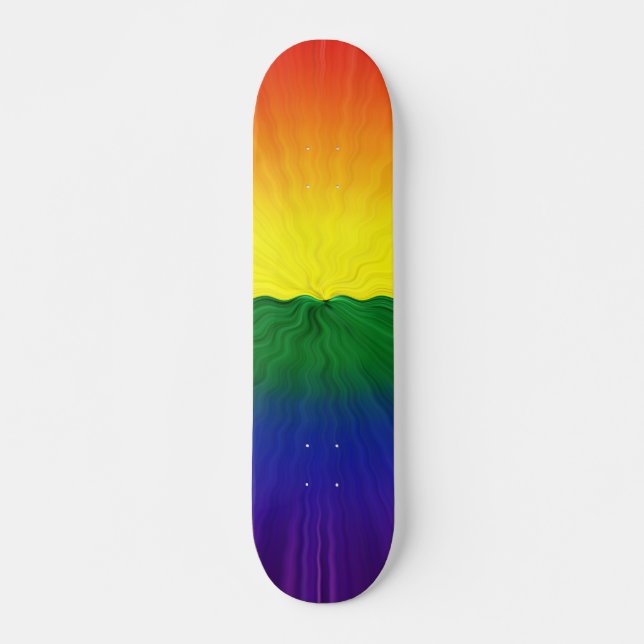 Horisonter Mini Skateboard Bräda 18,5 Cm (Framsida)
